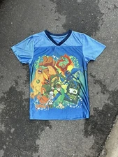 Rare Vintage Ben 10 Cartoon Network Graphic Youth Jersey Cut Tag 16.5x24.5