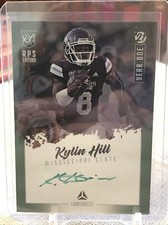 2021 Luminance KYLIN HILL Year One Signatures GREEN INK RPS ON CARD Auto RC SSP