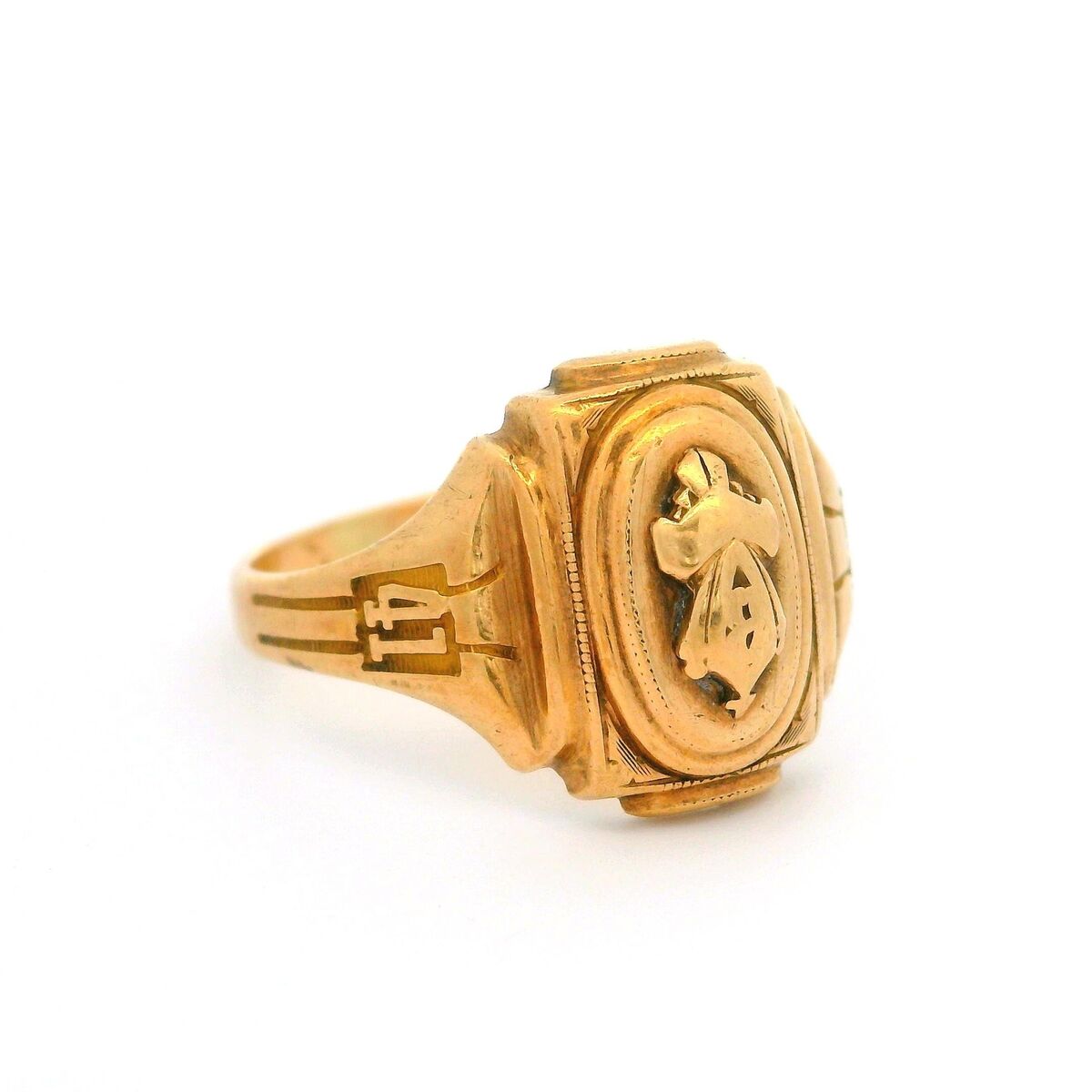 Vintage Collectible 10k Yellow Gold 1941 Balfour Class Ring Vintage Collectible 10k Yellow Gold 1941 Balfour Class Ring