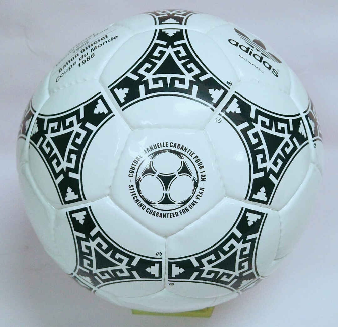 Adidas Azteca Mexico Official Match Ball World Cup 1986 Red Stamps