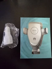 Car Mount Wireless Charger Air Vent Phone Holder Fast Charging Plus USB PORT 