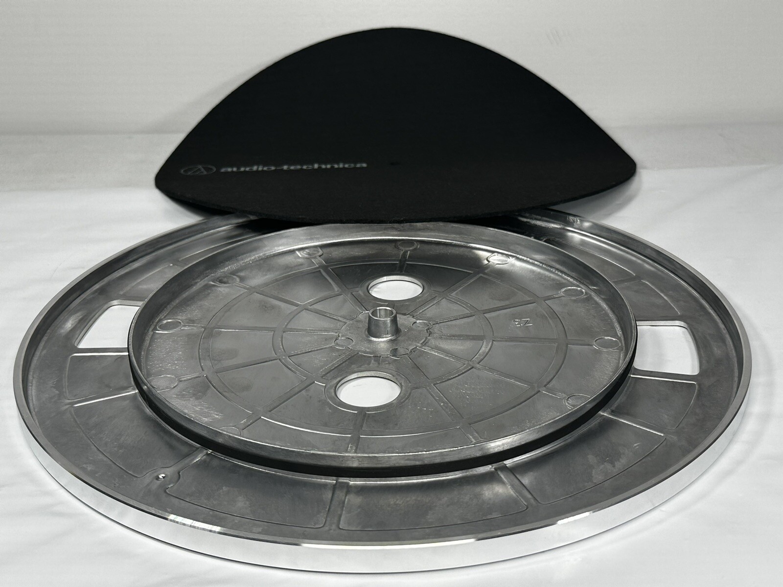 AudioTechnica ATLP60X, LP60XBT Turntable OEM Plate Platter, Felt Mat