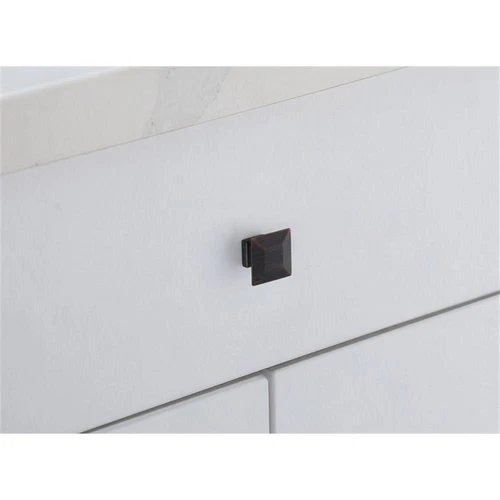 Elegant Decor Cecil 1.3" Square Zinc Alloy Knob Multipack in Bronze (Set of 10) - Picture 2 of 6