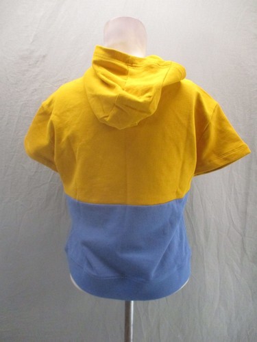 Hanna Andersson Size 12 Kids Unisex 100% Cotton Short Sleeve Outdoor Hoodie 460 - Picture 4 of 9