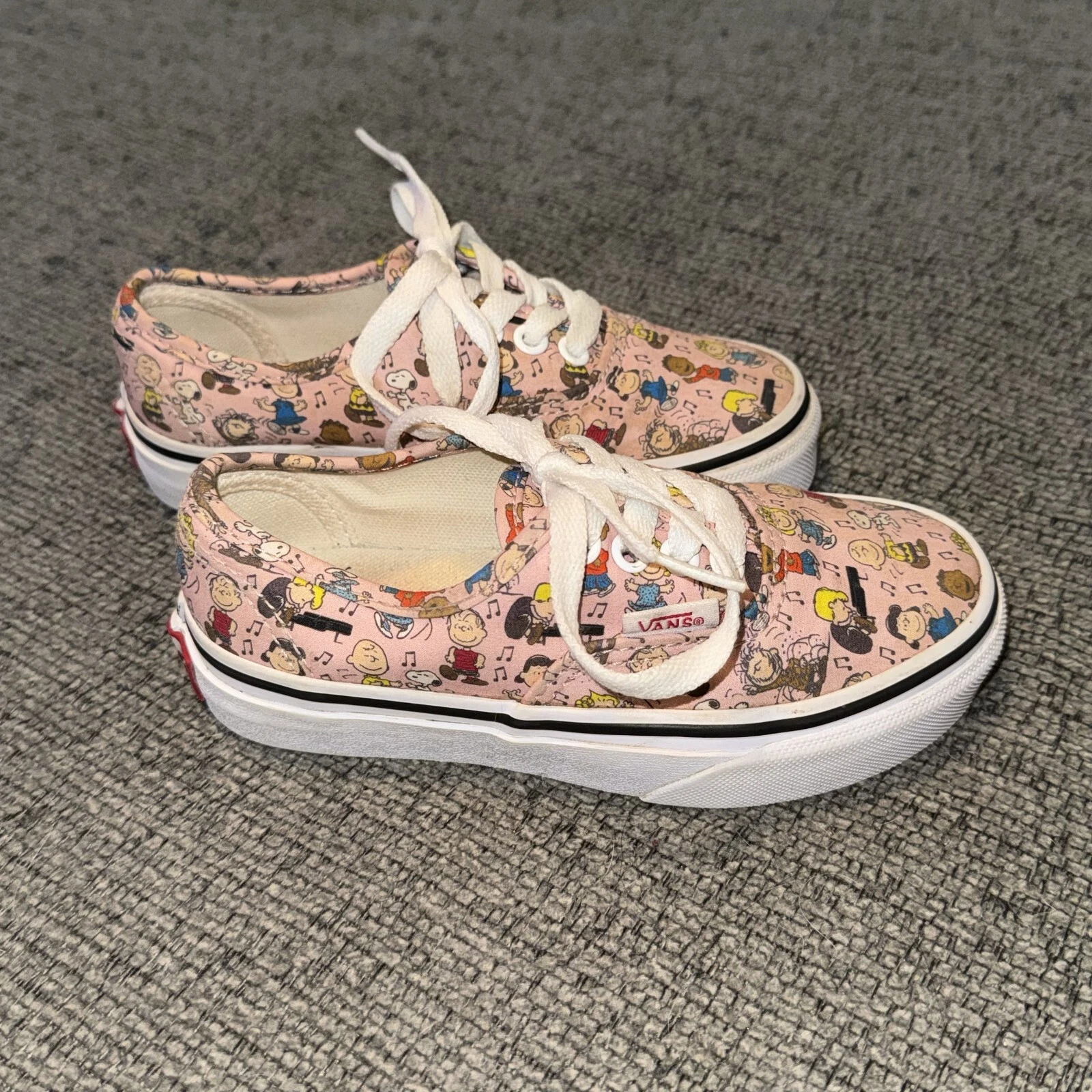 Vans Authentic Peanuts Snoopy sneaker per bambini taglia 11 scarpe multi casual 721356