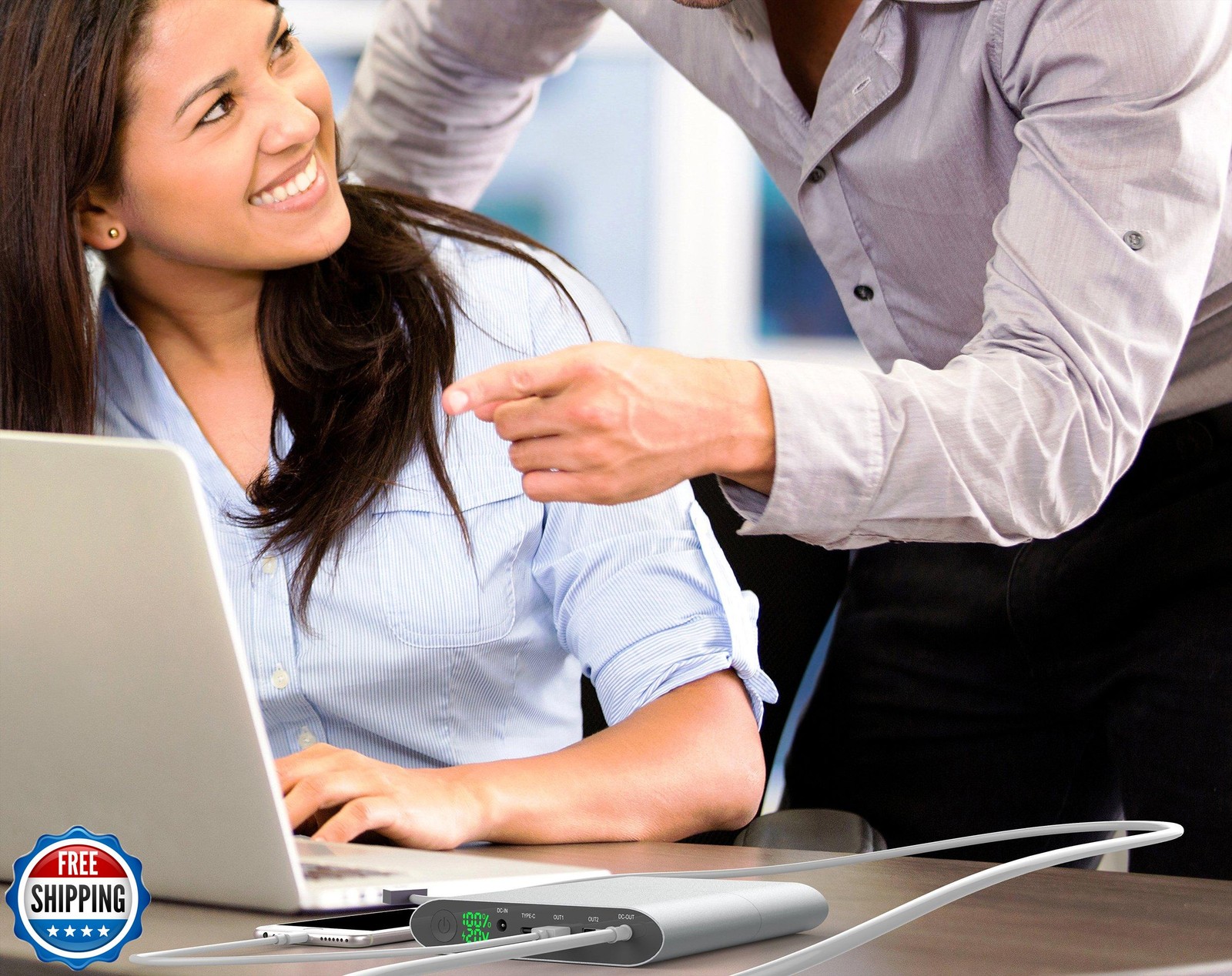 Krisdonia Portable Laptop Charger 185Wh/50000mAh Laptop Power Bank External B