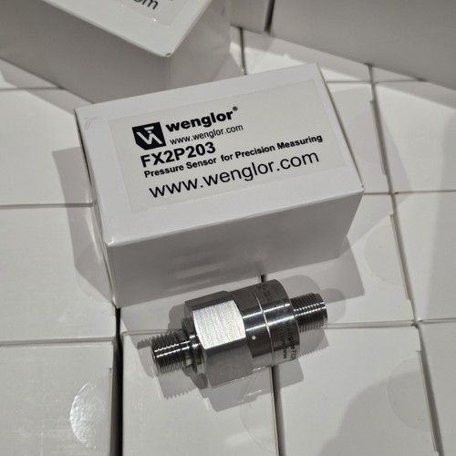 NEW Wenglor FX2P203 Pressure Sensor 0-0.25 bar | 4-20mA Analog M12 Stainless - Afbeelding 1 van 16