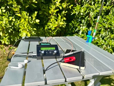 G7UFO.RADIO G7UFO Turret Mini Microphone for QRP Labs QMX, QMX+