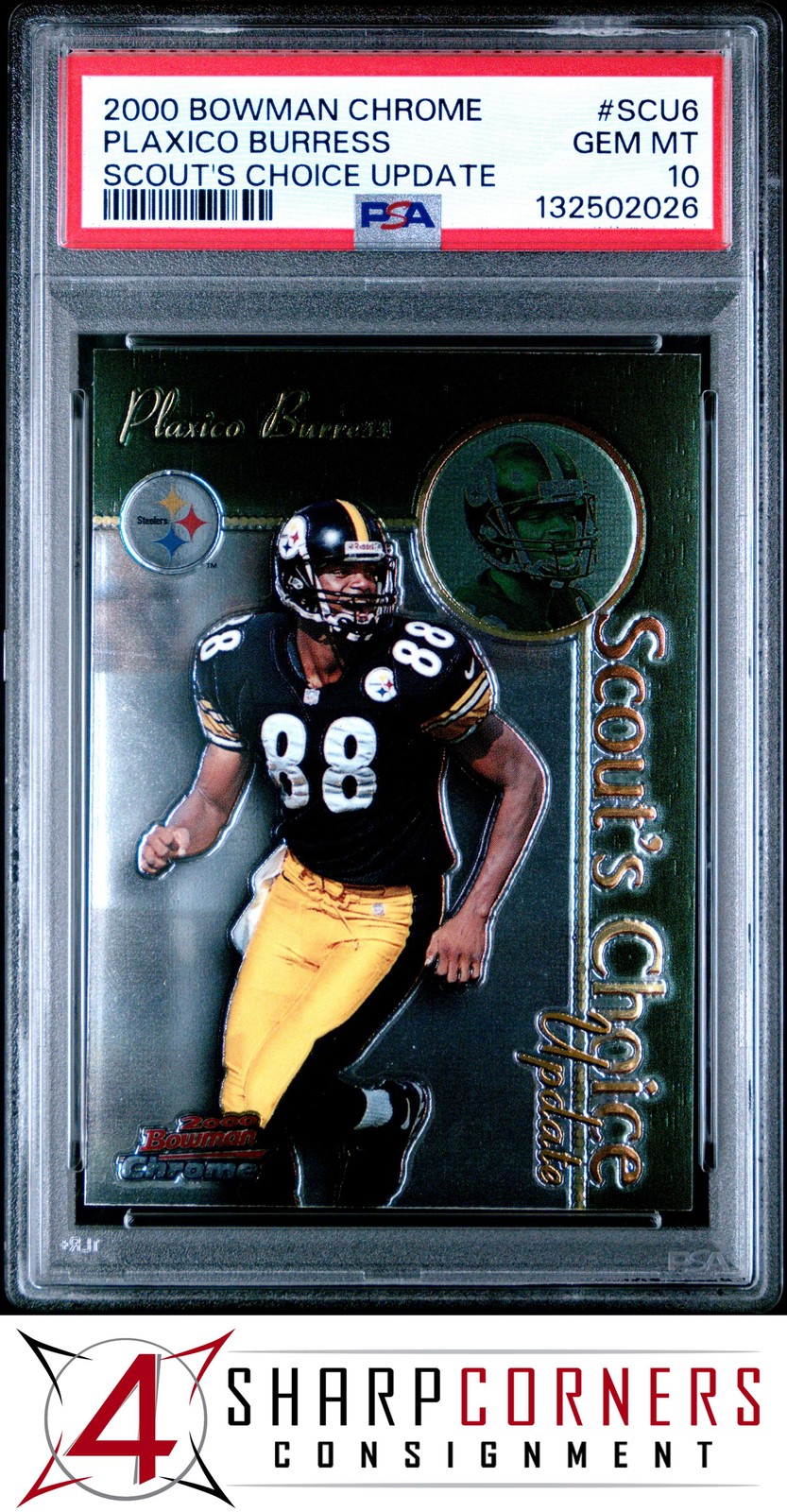 Plaxico Burress Bowman Chrome Scout's Choice Update #SCU6 Base