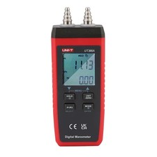 UNI-T UT366A Digital Differential Manometer HVAC Gas Pressure Tester Guage &plusmn;0.5%