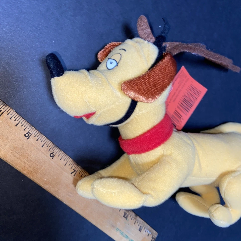 Плюшевая собака Hallmark Dr. Seuss How the Grinch Stole Christmas Max 1998 с биркой - Изображение 2 из 4