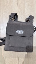 Mulberry Small Anthony Cross-Body Messenger Bag Corduroy Suede ebony
