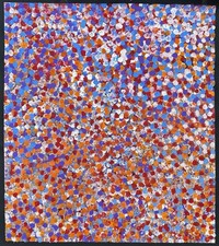 Bessie Pitjara. Highly Collectable Aboriginal Art.  Incl COA, and photo's