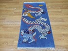 Turkish Oushak Rug(Tree Of Life) Dragon Handmade Bohemian Rug 2.1x4.2 Ft — photo 3
