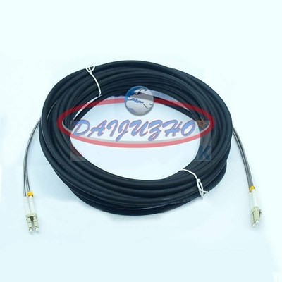 10M Outdoor Field Fiber Patch Cord LC UPC to LC UPC MM Multi-Mode Duplex Cable #