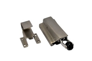 Roller Catch Latch With Mounting Bracket Contemporary Roller Silver Finish