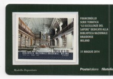 2014 National Library Braidense Philatelic Card POST