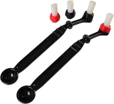 Espresso Machine Cleaning Brush Kit -  2 Pieces Coffee Cleaning Brush with Spoon