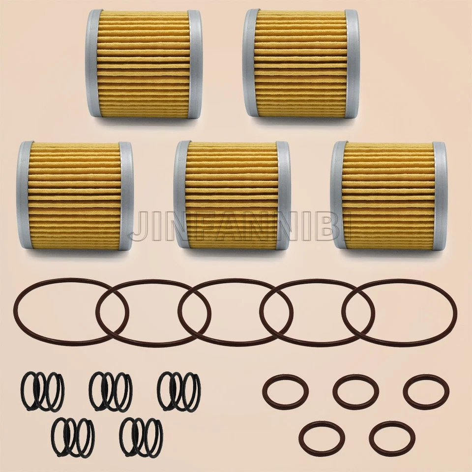 Kit de 5 filtros de aceite para Suzuki DRZ400 Quadsport Z400 Quadracer 450 LTZ400 LTR450 Foto 2 de 4