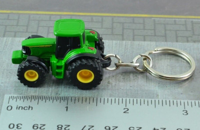 Bruder 410 JOHN DEERE Tractor KEYCHAIN Diecast Metal