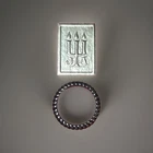 51. Vintage Retired James Avery Sterling Silver 925 Twisted Band Ring 5s, 1.7g