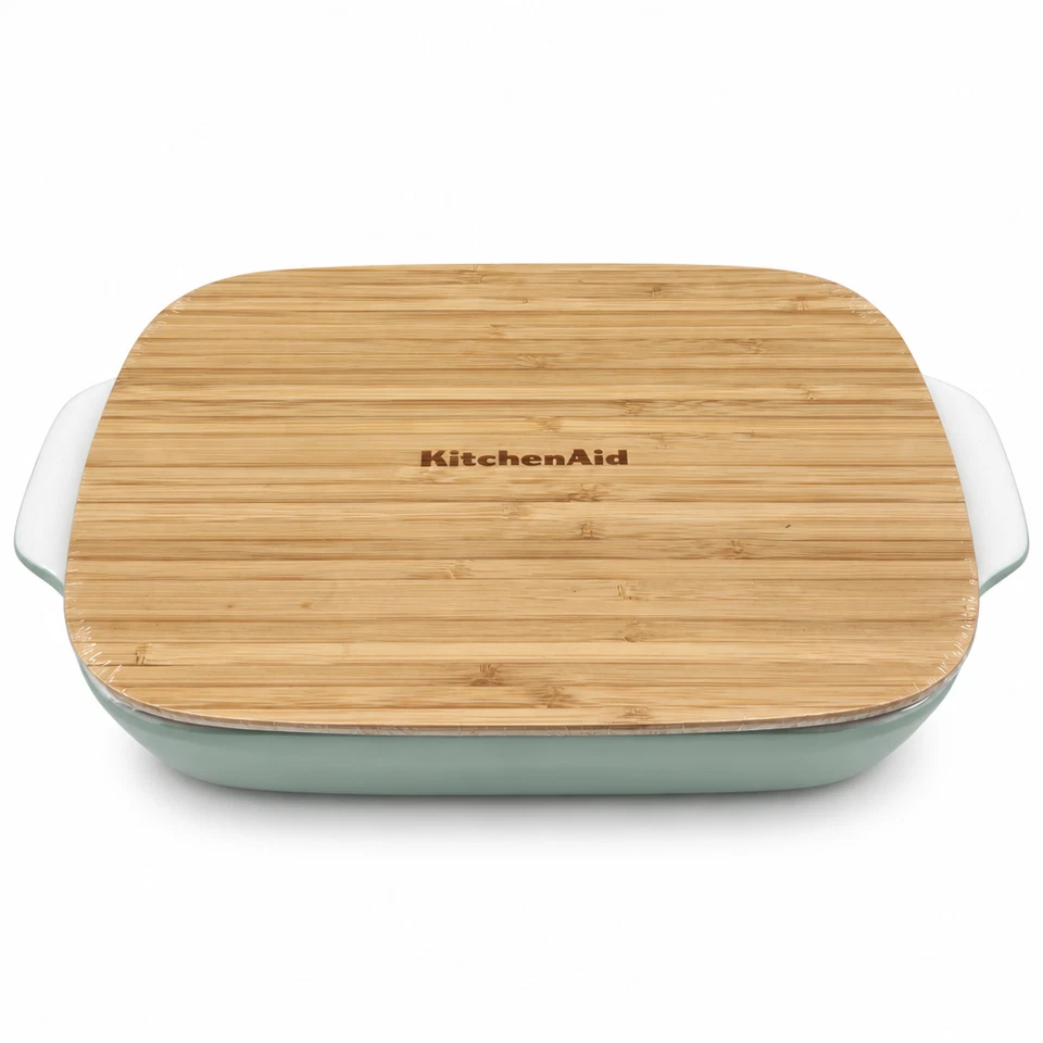 KitchenAid CC007425-001 pistacho bandeja rectangular de cerámica - Imagen 1 de 4