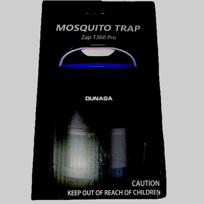 DUNAGA Zap T360 Pro Indoor Mosquito/Fly Trap Zapper USB 5W 5V Black 1m