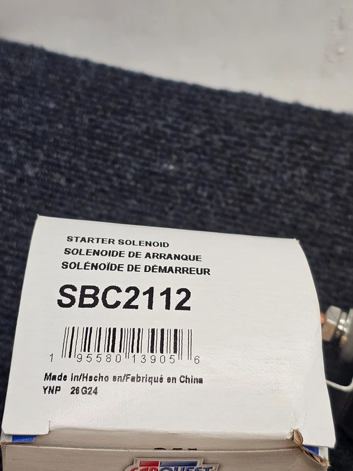 Solenoide de arranque Carquest SBC2112 para Dodge B150 B250 B350 1984-1985 Foto 2 de 4