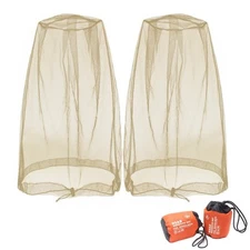 Benvo Mosquito Head Net Mesh Face Neck Fly Netting Hood from Bugs Gnats Noseeum