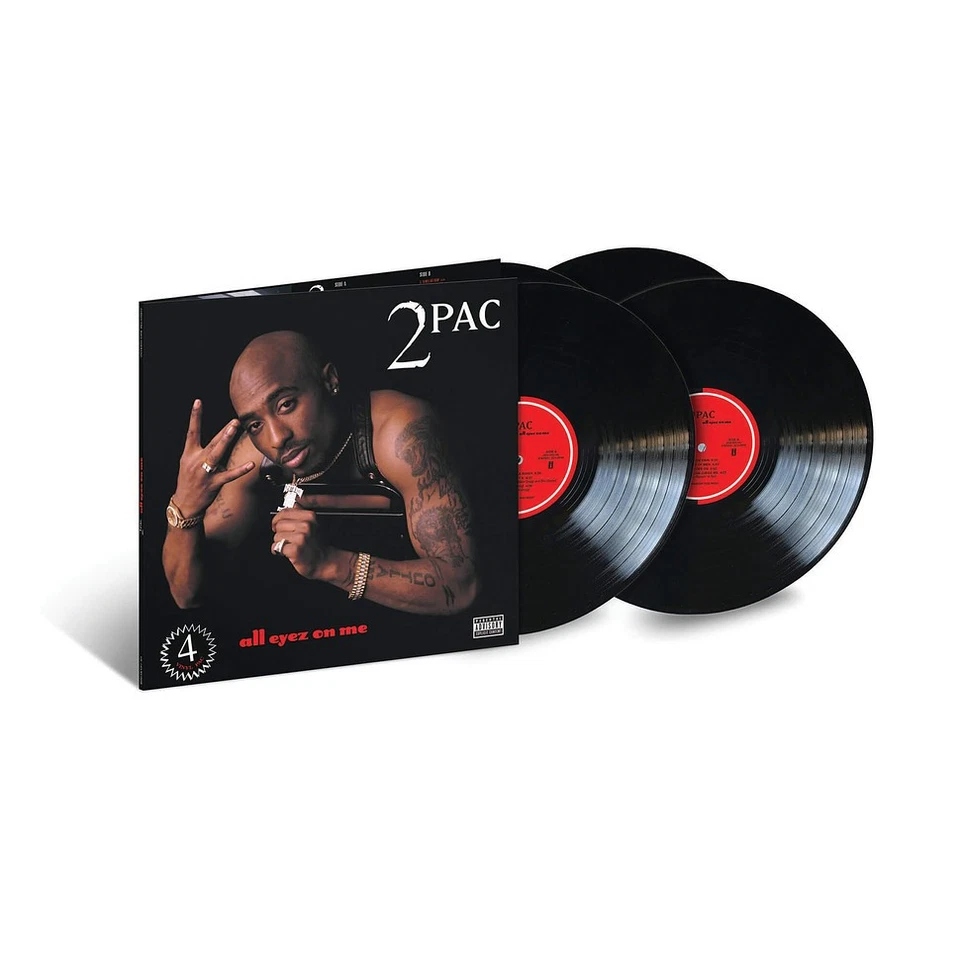2Pac - All Eyez On Me (Vinyl 4LP - 1996 - EU - Reissue) - Bild 3 von 3