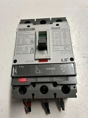 LS Electric  UTS150NT FTU 40A 3P Circuit Breaker Susol MCCB LSIS