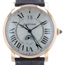 Cartier Rotonde de Cartier 18k Rose Gold Silver Dial 42mm Automatic W1556220 2