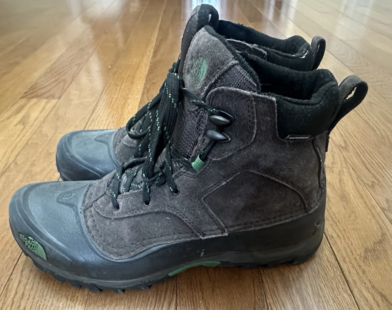 The North Face Snowfuse Waterproof Winter Boots Brown Men Size 11.5 NF00A1KS