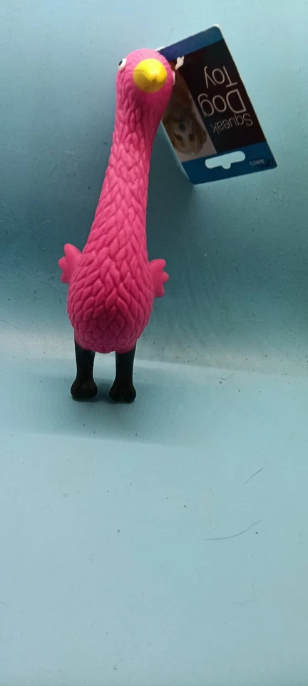 small medium dogs toys Blue Squeaky Bird Dog toy for 8" x 3" - Image 2 of 3