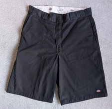 Dickies Loose Fit Multi Pocket Workwear Black Shorts W36