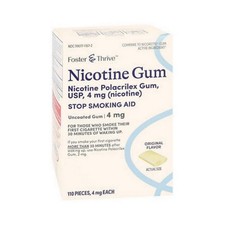 Nicotine Gum Polacrilex 110 Pieces 4 Mg