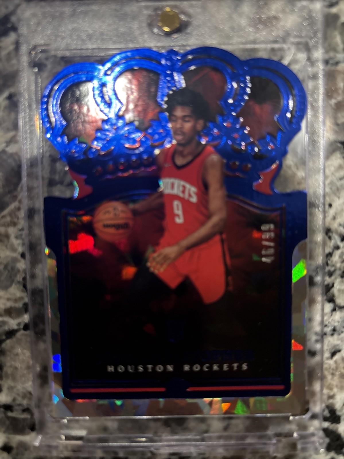 2021-22 Panini Crown Royale - Josh Christopher #93 Blue Crystal /99 (RC)