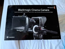Blackmagic Cinema Camera 2.5k EF Mount + Sandisk ssd 480gb + Charger + box +cage