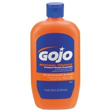 GOJO Natural Orange Pumice Hand Cleaner 14 oz Bottle 095712EA 0.88 per fl oz