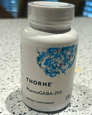 Thorne PharmaGABA-250 250mg Dietary Supplement 60 Capsules Exp 05/2028