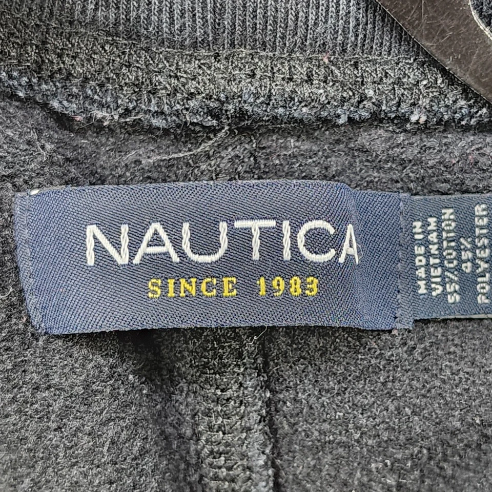 Брюки мужские Nautica M черные без застежек для бега повседневные спортивные с задним карманом на молнии  - Изображение 4 из 4