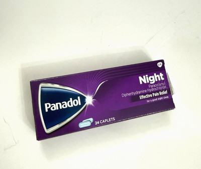 Panadol Night Pain Relief Tablets Nighttime Formula 24 Tablets