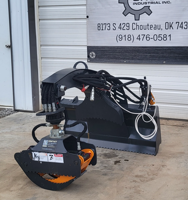 #ad Landhonor Rotating Grapple Hydraulic Skid Steer Attachment CASE CAT Deere $2499.99