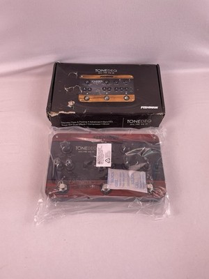 Fishman ToneDEQ AFX Acoustic Guitar Preamp DI Effects Pedal New