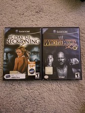 WWE Day Of Reckoning 2 And WrestleMania X8 Nintendo GameCube Both CIB Tested