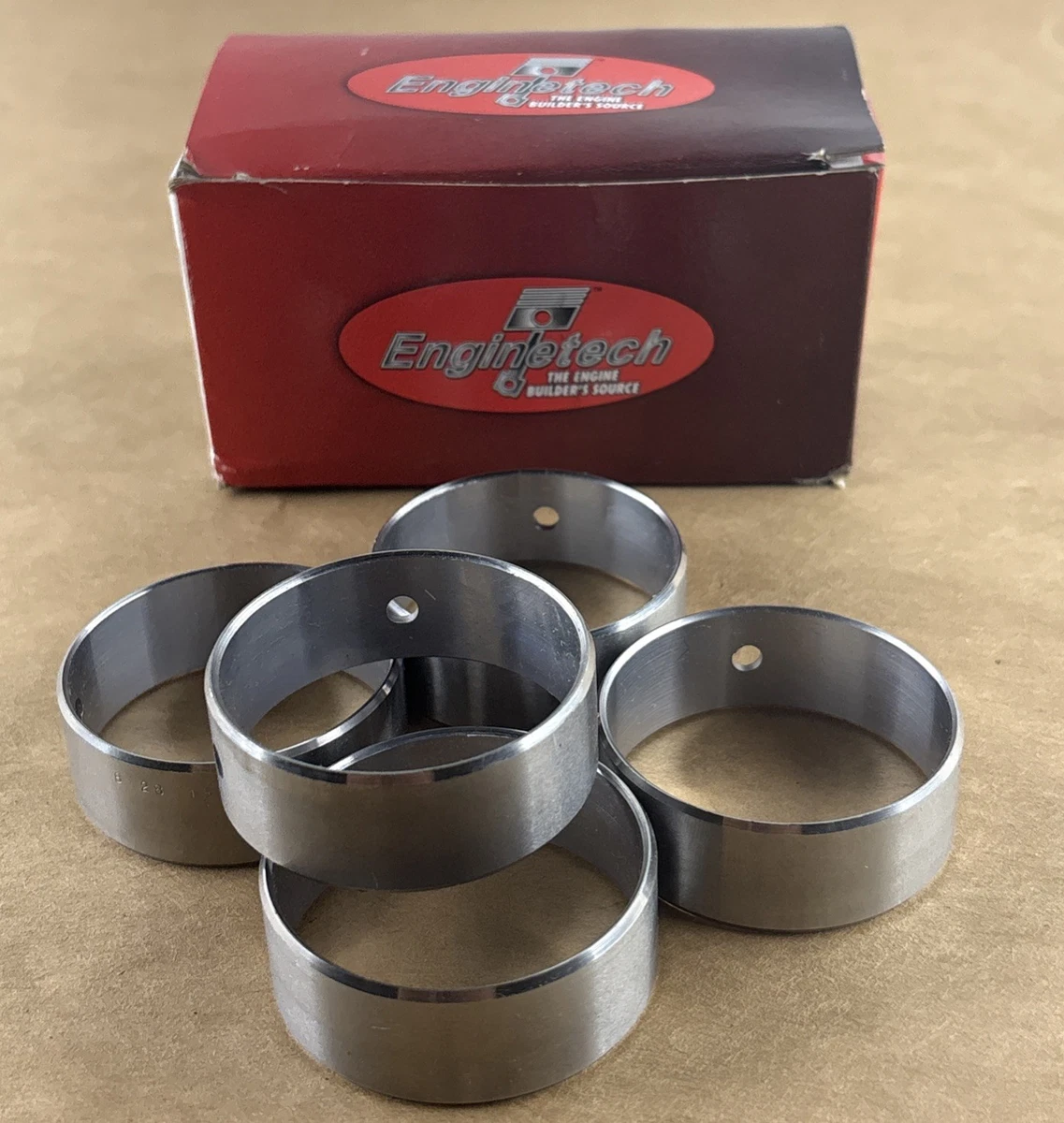 Enginetech Cam Bearings for 1964-2002 Chevrolet 350 283 305 307 327 400 SBC photo 2