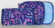 Campanelli Perfect Beauty Makeup Remover Towels Purple Paisley Brand New