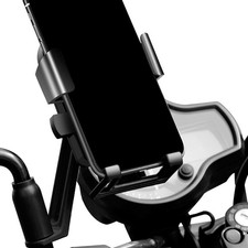 -Handyhalterung f�r Lenker, rutschfeste Fahrrad-Smartphone-Halterung