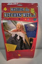 Vintage 12" Matilda The Kitchen Witch Fibre Craft Good Luck NOS New Sealed Pkg