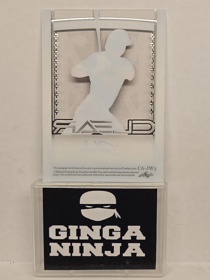 2022 Leaf Trinity Clear Auto Joey Weimer #7/99 - Image 2 of 2